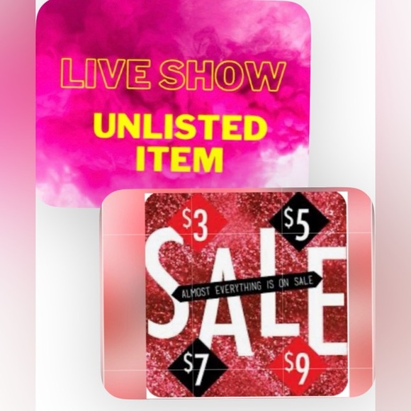 Other - Live Show like to be notified BUNDLE Up to 5 Lbs Pay 1 Shipping